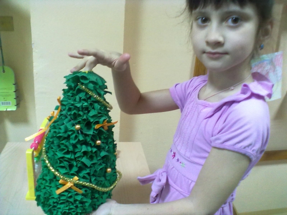 "Елочка" Конкурс детских поделок. Январь 2014. Дошкольники "Елочка"