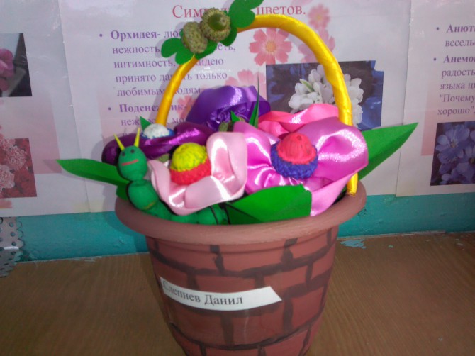 "Букет лесных цветов" Конкурс детского творчества «Летнее вдохновение» "Букет лесных цветов"