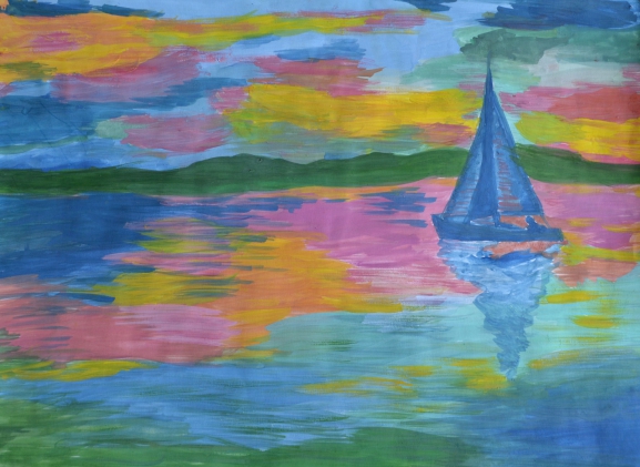 Пейзаж Конкурс детского рисунка. Июль 2015. Дошкольники Пейзаж