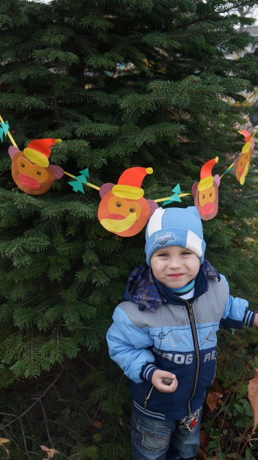Новогодние обезьянки Конкурс Новогодних поделок Новогодние обезьянки