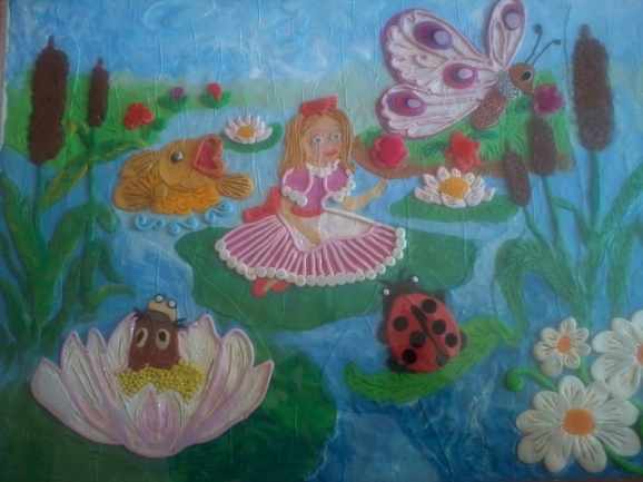 "Дюймовочка" Конкурс детских поделок. Июнь 2013 "Дюймовочка"