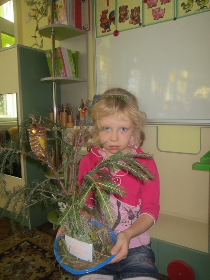 Сова на ели Конкурс детских поделок. Октябрь 2013 Сова на ели