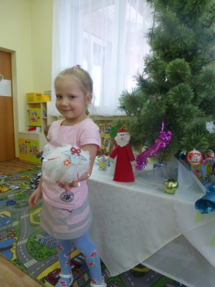 Овечка - символ 2015 года Конкурс Новогодних поделок. Февраль 2015. Дошкольники Овечка - символ 2015 года