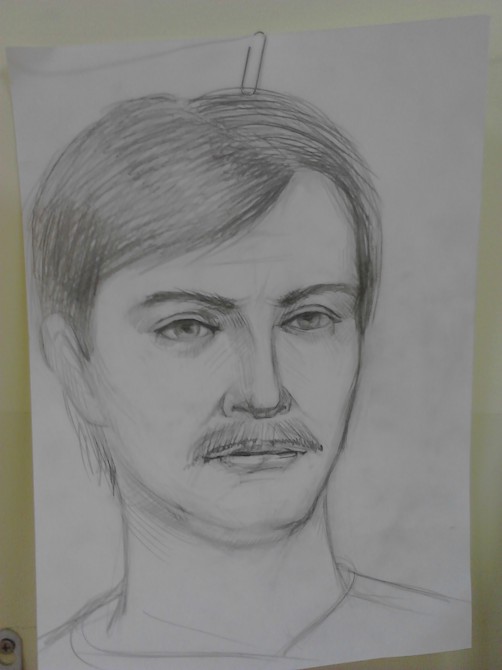 Рисунок папы портрет