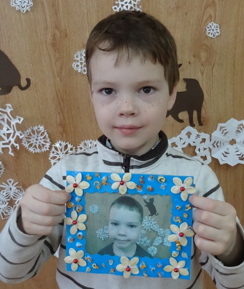 Ароматная фоторамка Конкурс детских поделок. Февраль 2015. Дошкольники Ароматная фоторамка