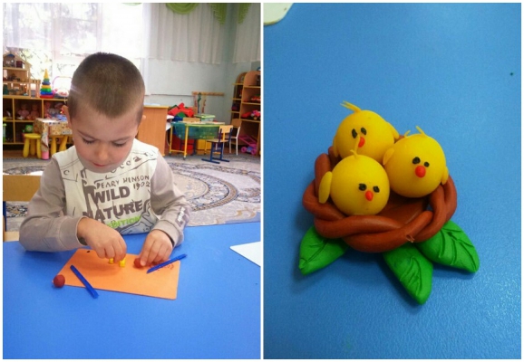 "В гнездышке" Конкурс детских поделок. Октябрь 2014. Дошкольники "В гнездышке"