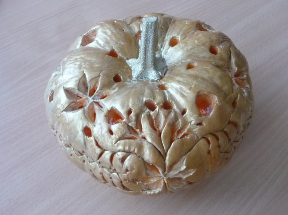 Ночник из тыквы! Конкурс детских поделок. Ноябрь 2014. Дошкольники Ночник из тыквы!