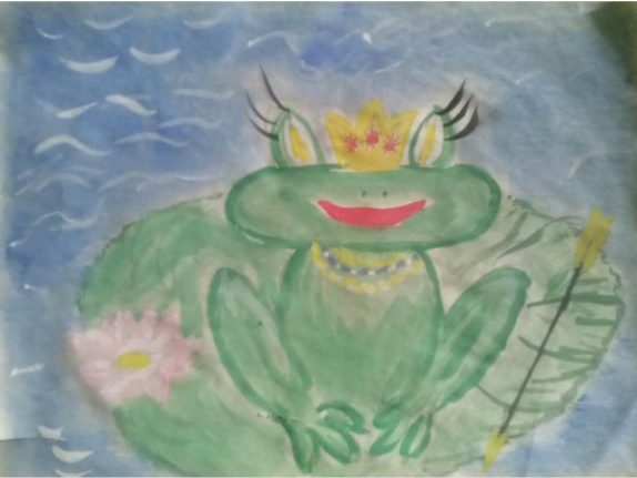 Царевна Лягушка.jpg Русская народная сказка. Июль 2013. Царевна Лягушка.jpg