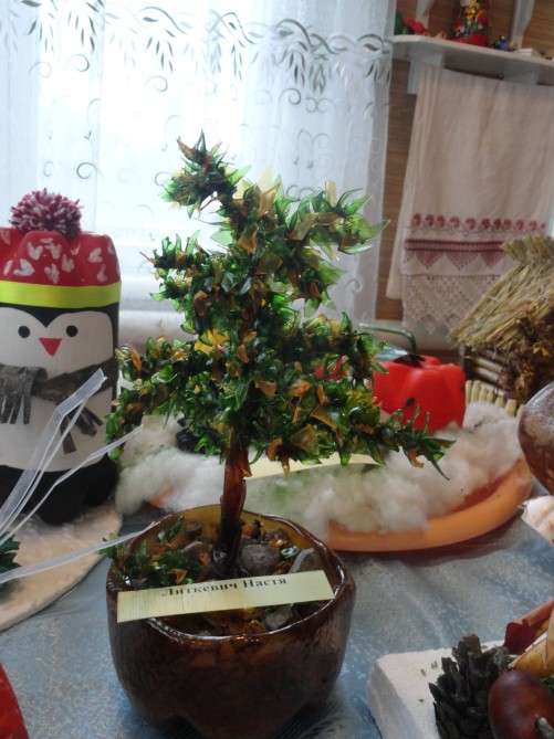 "Ёлочке зелёная" Конкурс детских поделок. Январь 2016. Дошкольники "Ёлочке зелёная"