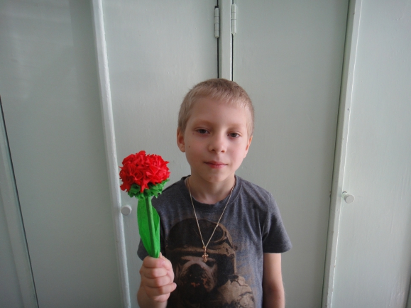 Цветок для мамы. Конкурс «Моя мама». Май 2015. Дошкольники Цветок для мамы.