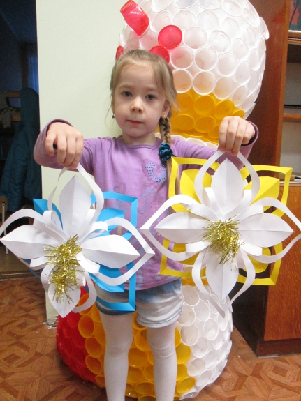 Снежинки Конкурс Новогодних поделок. Январь 2014. Дошкольники Снежинки