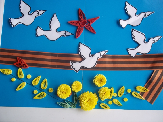 "Голуби мира" Конкурс «Мы за мир». Июнь 2014. Поделки, рисунки. Дошкольники "Голуби мира"