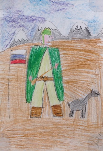 Пограничник Конкурс детского рисунка. Февраль 2014. Дошкольники Пограничник