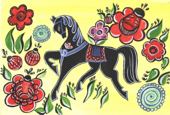 Сивка-Бурка Любимая сказка. Июнь 2015. Поделки и рисунки. Дошкольники Сивка-Бурка