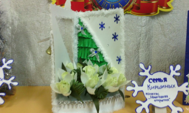 новогодние подснежники Конкурс Новогодних поделок. Январь 2016. Дошкольники новогодние подснежники