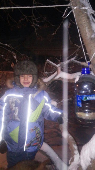 Кирюшина помощь птичкам Акция «Кормушка для пичужки» Кирюшина помощь птичкам