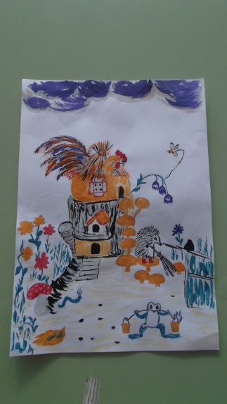 Теремок Русская народная сказка. Январь 2014. Поделки и рисунки. Дошкольники Теремок