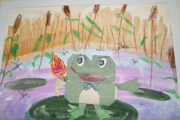 Лягушонок Конкурс детского рисунка. Апрель 2013. Лягушонок