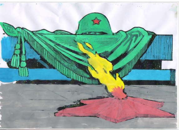 "Память павшим" Конкурс «Мы за мир». Май 2015. Поделки, рисунки. Дошкольники "Память павшим"