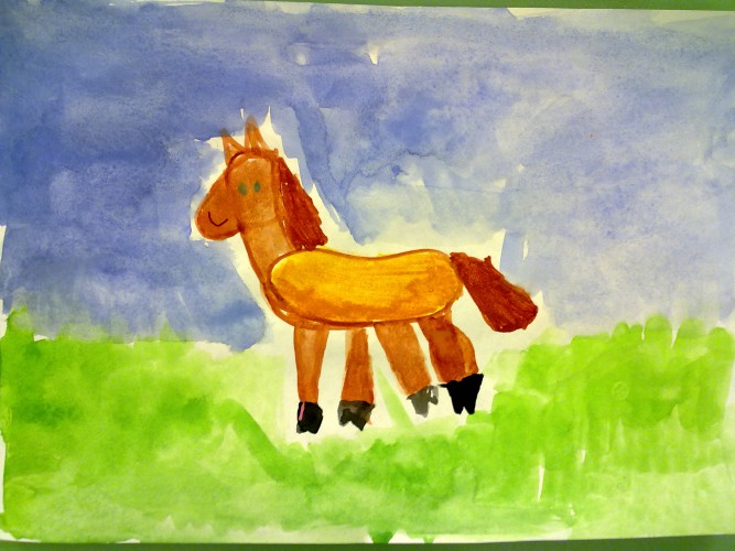 Старшие лошадки. Лошадка рисование для детей. Рисование конь в подготовительной группе. Детские рисунки лошадей. Лошадь рисунок.