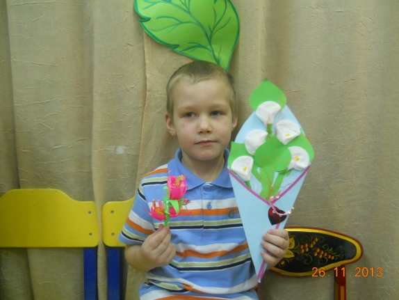 Нежный букетик! Конкурс детских поделок. Май 2014. Дошкольники Нежный букетик!
