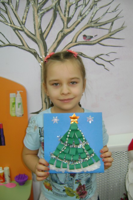Ель Конкурс Новогодних поделок. Январь 2016. Дошкольники Ель