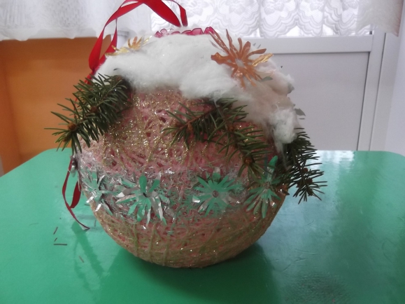 Украшение для елочки Конкурс Новогодних поделок. Февраль 2015. Дошкольники Украшение для елочки