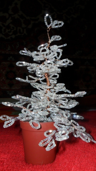 Зимнее деревце Конкурс Новогодних поделок. Декабрь 2013. Дошкольники Зимнее деревце