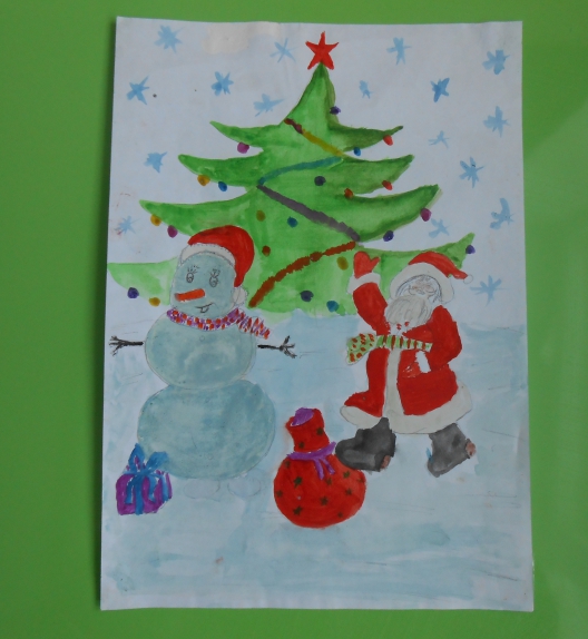 Новый год Конкурс детского рисунка. Декабрь 2013. Дошкольники Новый год