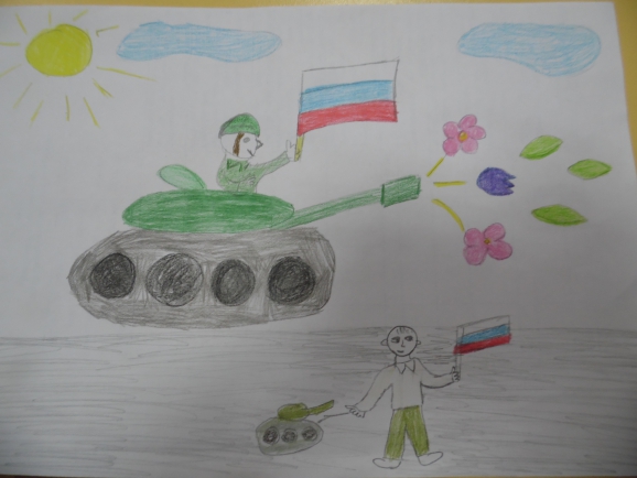 Нана армия родная Конкурс детского рисунка. Февраль 2015. Дошкольники Нана армия родная