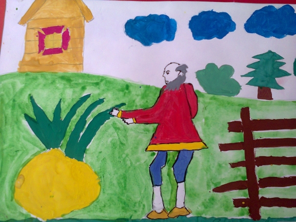 Репка Петрова Юлиана 7 лет.jpg Русская народная сказка. Апрель 2013. Репка Петрова Юлиана 7 лет.jpg