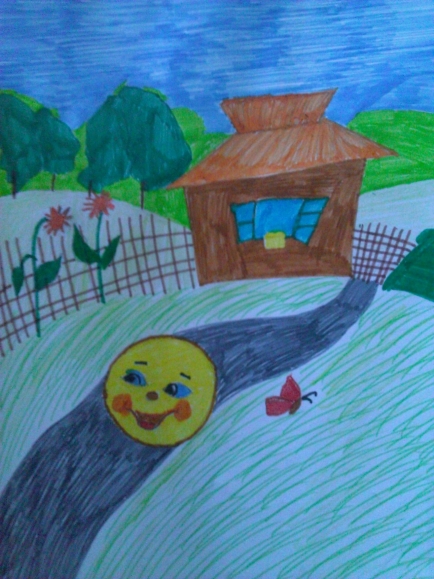 "Колобок".jpg Русская народная сказка. Октябрь 2013. "Колобок".jpg