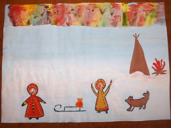 Люди Таймыра Конкурс детского рисунка. Апрель 2013. Люди Таймыра
