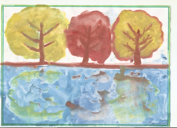 Осень. Конкурс детского рисунка. Октябрь 2014. Дошкольники Осень.