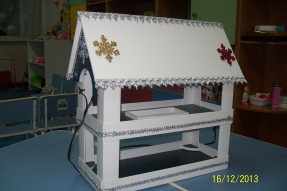 Новогодняя кормушка Конкурс Новогодних поделок. Декабрь 2013. Дошкольники Новогодняя кормушка