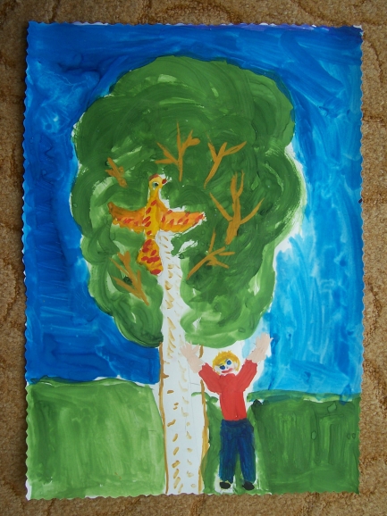 Жар птица.jpg Русская народная сказка. Июнь 2013. Жар птица.jpg