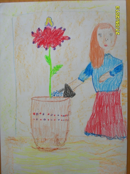 Дюймовочка Конкурс детского рисунка. Май 2013. Дюймовочка
