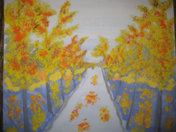 Осенняя аллея Конкурс детского рисунка. Май 2013. Осенняя аллея