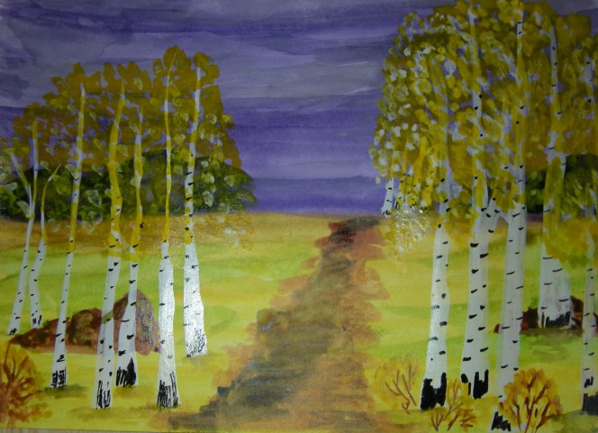 "Осень" Конкурс детского рисунка. Июль 2015. Дошкольники "Осень"