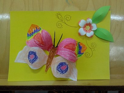 бабочка Конкурс детских поделок. Сентябрь 2013 бабочка
