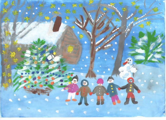 Зимняя песенка красева