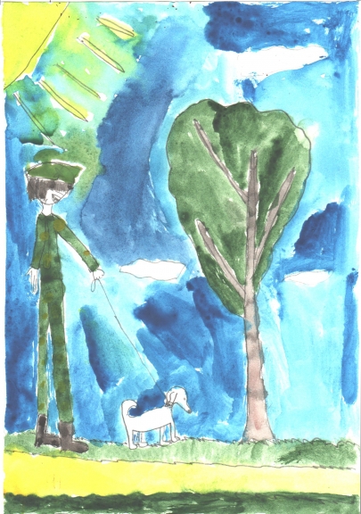 " На границе". Конкурс детского рисунка. Апрель 2013. " На границе".