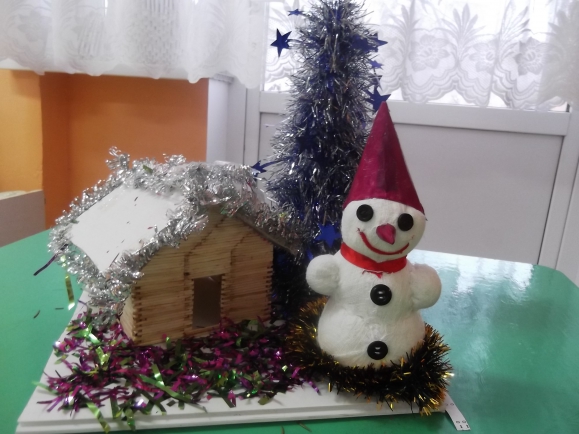 Сказочный дворик Конкурс Новогодних поделок. Февраль 2015. Дошкольники Сказочный дворик