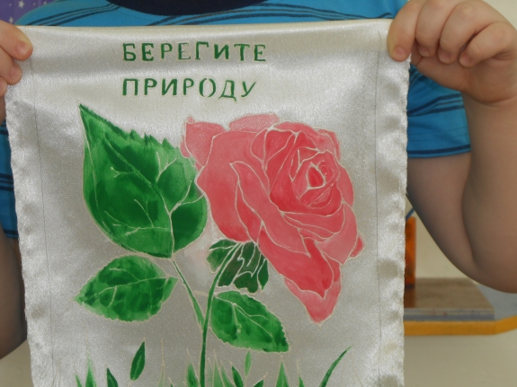 Роспись  на  ткани  Корнилов Никита  6  лет. г.Прокопьевск.МБДОУ №4  детский  сад
