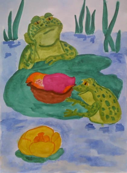 Дюймовочка Русская народная сказка. Апрель 2013. Дюймовочка