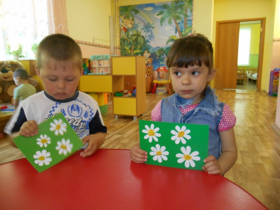 ромашки Конкурс детских поделок. Май 2014. Дошкольники ромашки