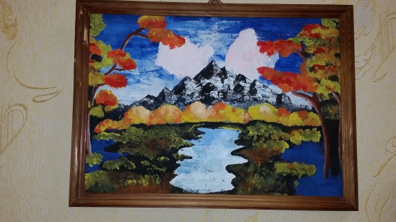 Осень наступила Конкурс детского рисунка. Ноябрь 2014. Дошкольники Осень наступила