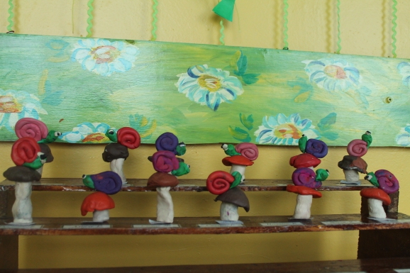 "Улитка на грибочке" Конкурс детских поделок. Июнь 2014. Дошкольники "Улитка на грибочке"