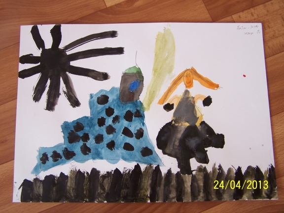 Баба Яга. 100_1139.JPG Русская народная сказка. Апрель 2013. Баба Яга. 100_1139.JPG