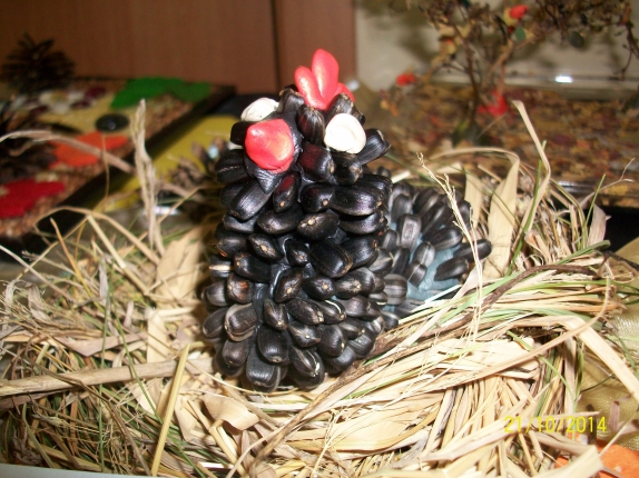 Черная курица Конкурс детских поделок. Октябрь 2014. Дошкольники Черная курица